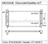 Radiator For CADILLAC Escalade 02-05 oe: 52486598 DPI:2334