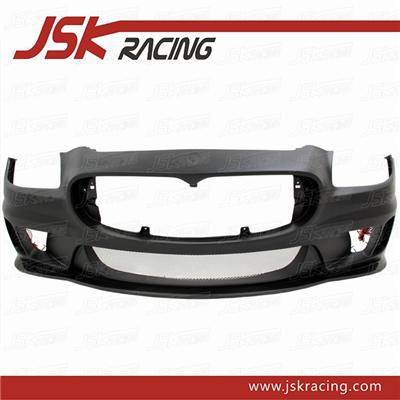 WA STYLE GLASS FIBER FRP FRONT BUMPER WITH CARBON FIBER FRONT LIP FOR MASERATI QUATTROPORTE