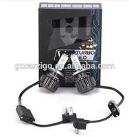 Price high power h4 h7 yellow auto kotse Factory Direct single double beam 30w 60w 7200 Lumen V16 Turbo led headlight bulbs