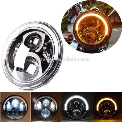 7 Inch LED Headlights Halo Angel Eyes Round Headlamp H4 H13 H6024 DRL Projectors for Jeep 97-2016 Wrangler JK LJ TJ