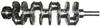 auto parts for TOYOTA 5L engine crankshaft