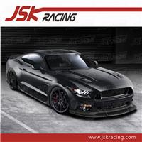 2014-2015 GT H STYLE CABRON FIBER FRONT LIP FOR FORD MUSTANG