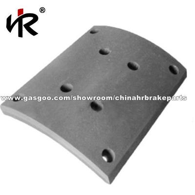 Wva 19488 Semi Metal Truck Brake Lining For Mercedes Benz