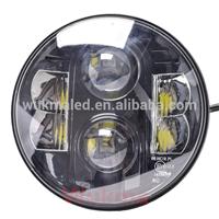 For Jeep headlights, LandRover, Defender, 7 inch LED upgrade,Head Light Set, RHD, E-certified