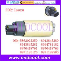 Auto Electric Fuel Pump 5862022350 8943845280 8943845281 8994784182 8970418761 8970418763 8971185120 8971188580