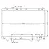 Auto cooling parts for TOYOTA 3SFE 16400-7A260 radiator