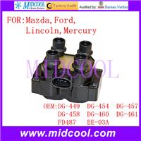 Auto Ignition Coil DG-449 DG-454 DG-457 DG-458 DG-460 DG-461 FD-487 EE-03A FOR Mazda Ford Lincoln Mercury