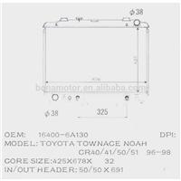 Auto cooling parts for TOYOTA Townace 16400-6A130 radiator
