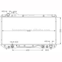 Auto cooling parts for TOYOTA DPI-1859 16400-7A120 radiator