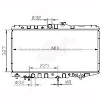 Cooling System for TOYOTA 16400-16200 16400-15380 radiator
