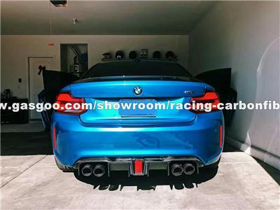 BMW M2 F87 Carbon Fiber Rear Diffuser With LED Light