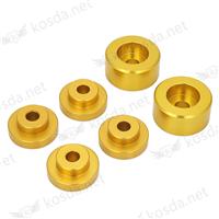 6psc/set Gold Aluminum Solid Differential Mount Bushing for 240SX S14 S15