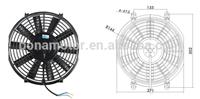 Cooling parts 10" inch L Universal condenser fan