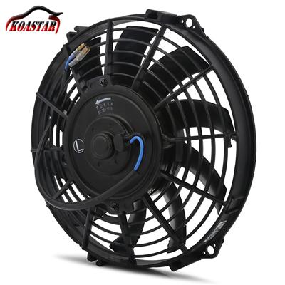 Universal Slim Push Pull Electric Motor 12V Power 9'' Car Radiator Cooling Fan Mounting Kit