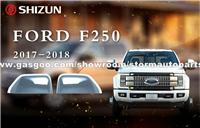 2018 FORD F-250 F250 Side Mirror Cover Plastic Chrome