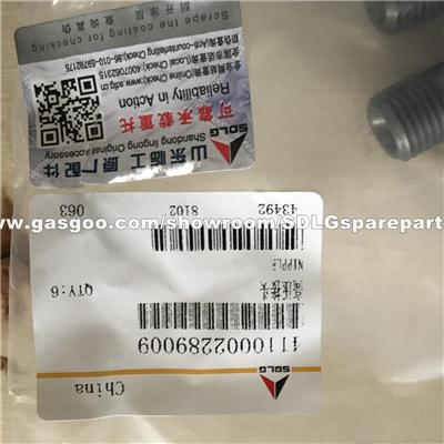 411002289009 Nipple For SDLG Wheel Loader