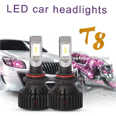 Universal Car LED Headlight Kit T8-ZES 6500K Car Headlamp 50W Automobiles LED Spot Headlight H7 H11 9005 9006 H4 H13