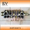 W04E Crankshaft Cylinder Head W04E Cylinder Block For ISUZU Excavator
