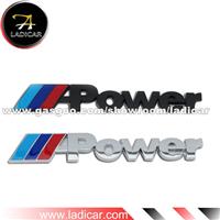 For Bmw M Power Car Sticker Emblem Badges