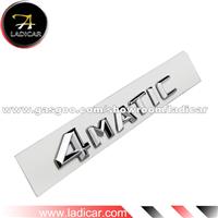 Abs Metal Car Logo Badges Car Sticker Emblem For Mercedess Benz 4matic,4 Matic