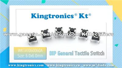 Kt Kingtronics Thru-Hole Tactile Switch WKTA1060060A 6x6mm