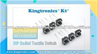 Kt Kingtronics DIP Radial Tactile Switch WKTA1060060E 6x6mm