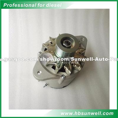 High Performance Generator Set 6BT 28V 45A Dongfeng Diesel Engine Parts Alternator 4938600 37N-01010