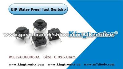 Kt Kingtronics Waterproof DIP Tactile Switch WKTZ6060060A 6x6mm