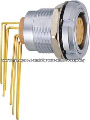 Replace LEMO ECG Fixed Socket For Printed Circuit Boards, ODU GA Socket, ECG 0B/1B/2B/3B Circular Connector