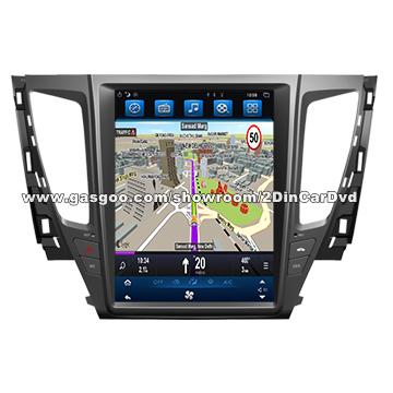 China Shenzhen 2 Din Car Stereo Touch Screen “Tesla Style” Mitsubishi Pajero Sport L200