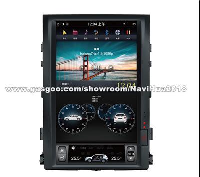 Tesla Style Vertical Screen Car Dvd For Toyota Land Cruiser 08-15