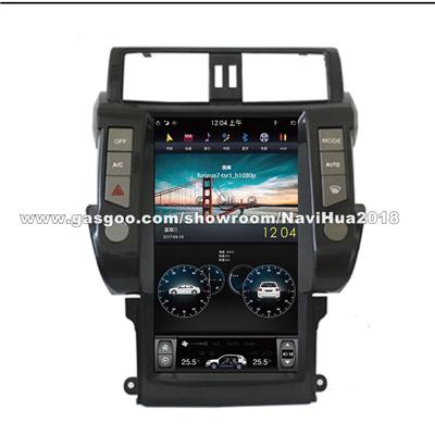 Tesla Style Vertical Screen Car Dvd For Toyota Prado 10-13