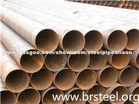 LSAW Welded Black Round Steel Pipe, Carbon Steel Pipe