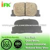 0446632030/GDB3278/D835 Semi-Metallic/Low-Metallic/NAO/Ceramic Disc Brake Pad Manufacturer