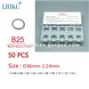 New ERIKC B25 Injector Nozzle Needle Valve Shim And Calibration Shim For Injector,Common Rail Lift Shim Set Size:0.96mm--1.14mm