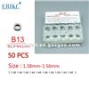 ERIKC B13 Diesel Injector Nozzle Washer , Fuel Injection Valve Shim Washer And Injector Adjusting Gaskets Size 1.38---1.5