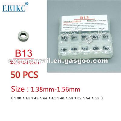 ERIKC B13 Diesel Injector Nozzle Washer , Fuel Injection Valve Shim Washer And Injector Adjusting Gaskets Size 1.38---1.5