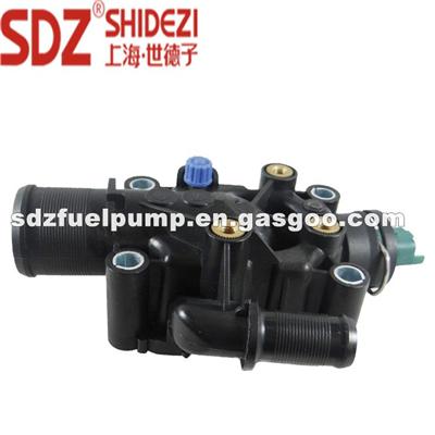 Water Outlet Thermostat Housing For Peugeot OE NO. 1336Z0 SDZ NO. 3142 1350
