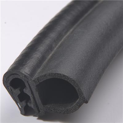 Side Bulb Trim Seal Side Bulb EPDM Rubber Trim With EPDM Rubber Bulb Seal Push-On Trim Seals Steel Carrier Core IATF 16949:2016 China Supplier