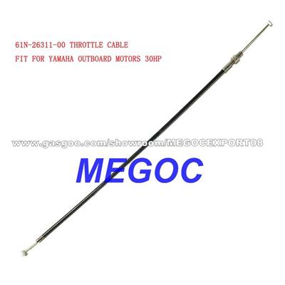 YAMAHA 61N-26311-00 30HP THROTTLE CABLE