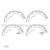 Chrysler, Dodge, Dodge BRAKE SHOE S538