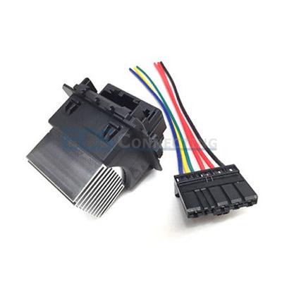 Heater Blower Motor Fan Resistor + Wire Harness Loom Connector For Citroen C1 C3 Picasso C4 DS4 6441.AA