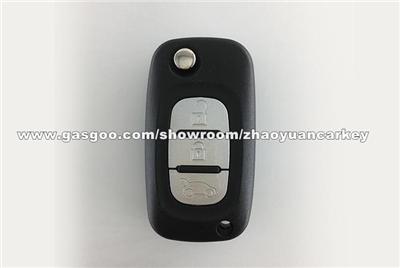 3 Buttons Renault Wind Lang Flip Key 433Mhz