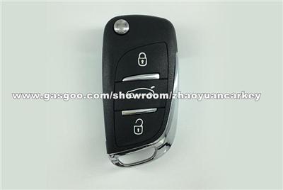 3 Buttons DS Style Peugeot 3008 Folding Key