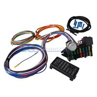 New 12 Circuit Wire Harness Muscle Car Hot Rod Street Rod XL Wires Universal