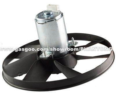 165 959 455AE Radiator Cooling Fan Motor Assembly For Volkswagen Golf Jetta 1.6L