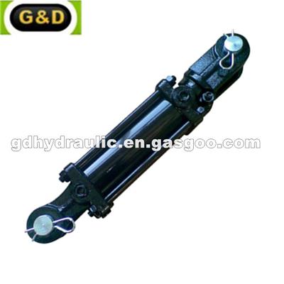 Small Farm Use Reciprocating Tie Rod Hydraulic Cylinder With Short Stroke For Tipper Truck