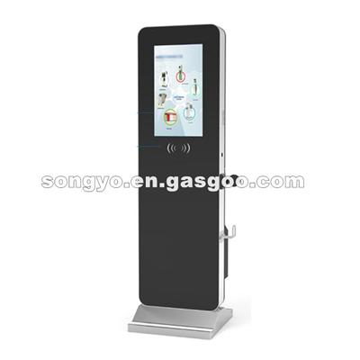 Best Floor-Standing Advertising Screen AC Electric Vehicle Car Charger Points Ev Charger Station