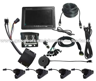 Truck Parking Sensor Kit With 3m Detecton Distance And For Bus