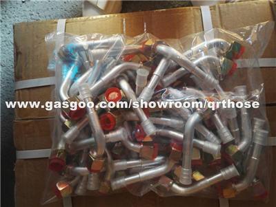 #6 #8 #10 #12 R134a Straight Barbed O-Ring Female Fitting For R134a A/C Hose